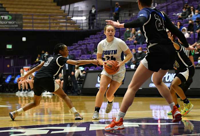 Benson South Medford girls basketball Taylor Balkom 22